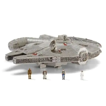 Star Wars Micro Galaxy Squadron Feature Fahrzeug mit Figuren Millennium Falcon 22 cm termékfotója