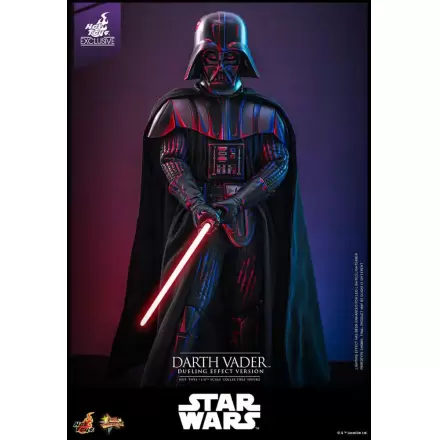 Star Wars Movie Masterpiece Aktionsfigur 1/6 Darth Vader (Dueling Effect Version) Hot Toys Exclusive 35 cm Produktfoto