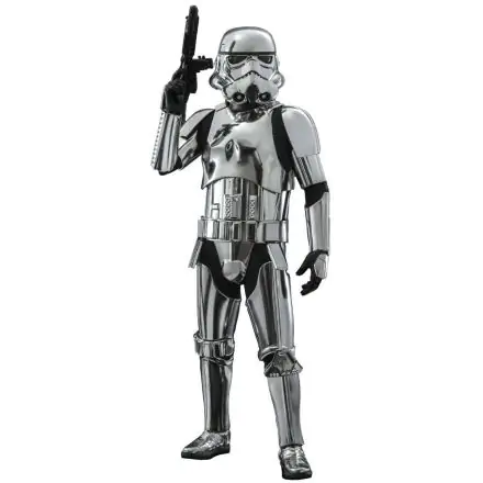 Star Wars Movie Masterpiece Actionfigur 1/6 Stormtrooper Chrome Version 30 cm Produktfoto