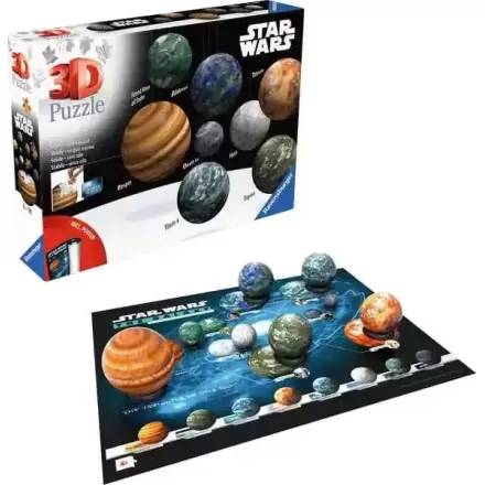 Star Wars 3D Puzzle Himmelskörper der Star Wars Galaxie (531 Teile) Produktfoto