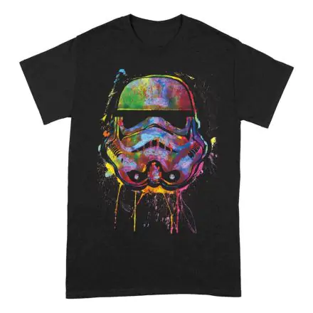 Star Wars T-shirt Paint Splats Helmet Produktfoto