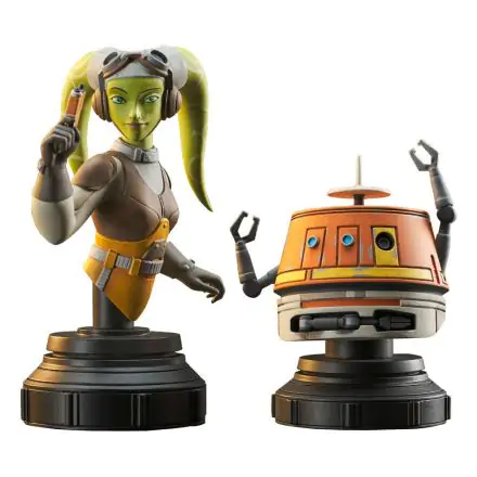 Star Wars Rebels Büsten 2er-Pack Hera & Chopper 15 cm Produktfoto