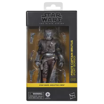 Star Wars Skeleton Crew Pirate Captain Brutus Port Borgo Figur 15cm termékfotója