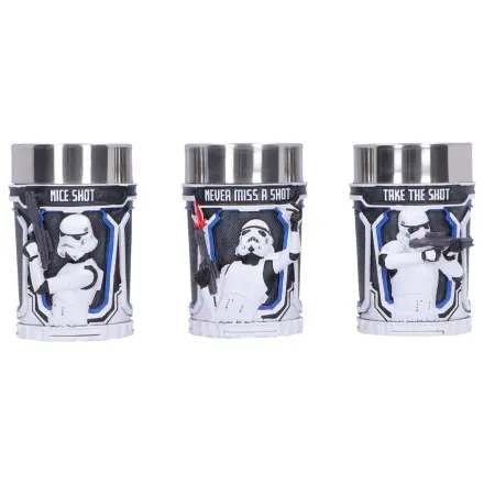 Star Wars Stormtrooper Set aus 3 Schnapsgläsern Produktfoto
