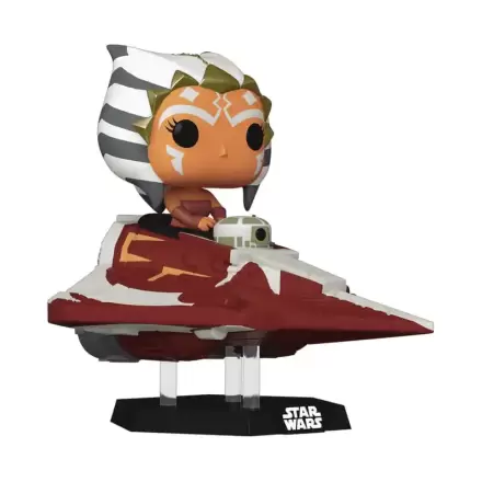 Star Wars: The Clone Wars Funko POP! Rides Vinyl Wackelkopf-Figur Ahsoka Tano in Delta 7 Jedi Starfighter 15 cm Produktfoto