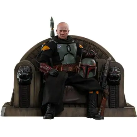 Star Wars The Mandalorian Actionfigur 1/6 Boba Fett (Repaint Armor) and Throne 30 cm Produktfoto