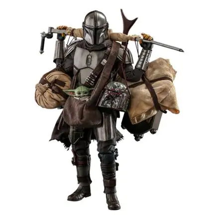 Star Wars The Mandalorian Actionfiguren Doppelpack 1/6 The Mandalorian & Grogu Deluxe Version 30 cm Produktfoto