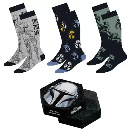 Star Wars: The Mandalorian Socken 3er-Pack Mandalorian 38-45 Produktfoto