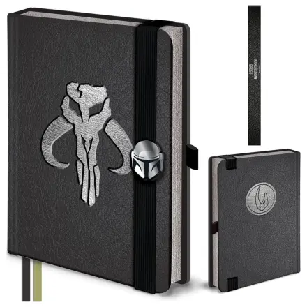 Star Wars The Mandalorian and Grogu Beskar Armour A5 Notizbuch Produktfoto