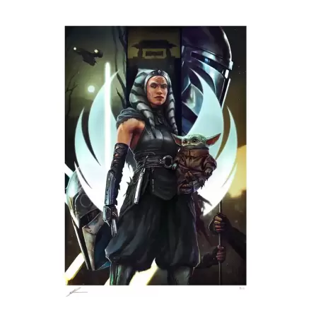Star Wars: The Mandalorian Kunstdruck The Jedi: Ahsoka Tano & Grogu 46 x 61 cm - ungerahmt Produktfoto