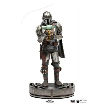 Star Wars The Mandalorian Art Scale Statue 1/10 Mandalorian & Grogu 22 cm Produktfoto
