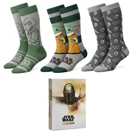 Star Wars The Mandalorian Erwachsenen Pack 3 Socken Produktfoto