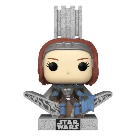 Star Wars: The Mandalorian POP! Deluxe Vinyl Figur Bo Katan w/Throne 9 cm termékfotója