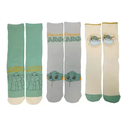 Star Wars The Mandalorian Socken 3er-Pack Grogu L-XL Produktfoto