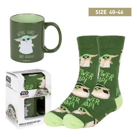 Star Wars: The Mandalorian Tasse und Socken Set Grogu 40-46 Produktfoto