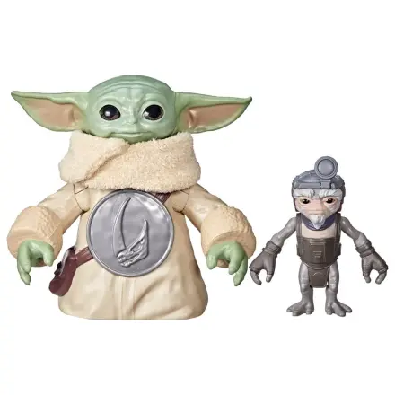 Star Wars: The Mandalorian & Grogu Elektronische Actionfigur Huggin' Grogu & Anzellan 17 cm Produktfoto