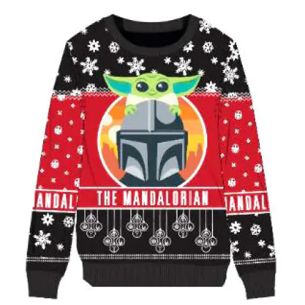 Star Wars The Mandalorian Grogu Weihnachtspullover Produktfoto