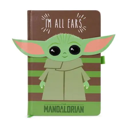 Star Wars The Mandalorian Premium Notizbuch A5 I'm All Ears Green termékfotója