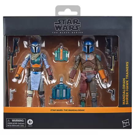 Star Wars The Mandalorian - Mandalorian & Shriek-Hawk Trainers 2-er Figurn set 15cm termékfotója