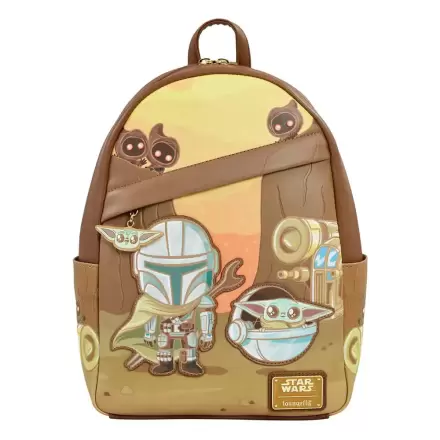 Star Wars: The Mandalorian by Loungefly Rucksack Mini Mandalorian and Grogu Produktfoto