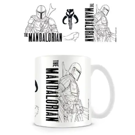 Star Wars The Mandalorian Tasse Linienzeichnung termékfotója