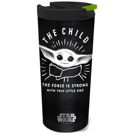 Star Wars The Mandalorian Yoda The Child Edelstahl Kaffeebecher 425ml Produktfoto