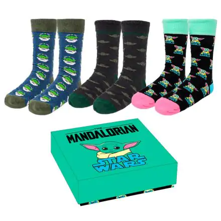 Star Wars: The Mandalorian Socken 3er-Pack Grogu 40-46 Produktfoto