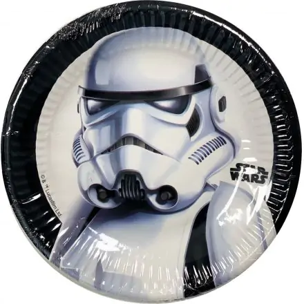 Star Wars Troopers Pappteller 8 Stück 19.5 cm Produktfoto