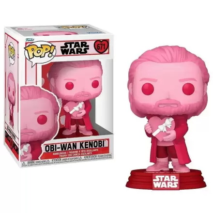 Star Wars Valentines POP! Star Wars Vinyl Figur Obi-Wan Kenobi 9 cm termékfotója