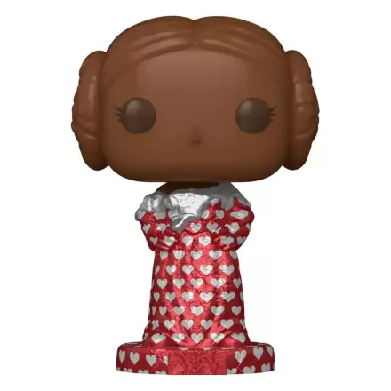 Star Wars Valentines POP! Vinyl Figur Leia (Val Choc) 9 cm termékfotója