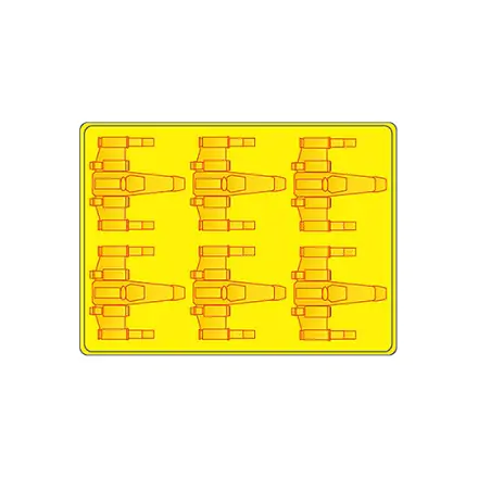 Star Wars Silikon-Form X-Wing Fighter Produktfoto