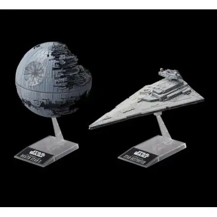 Star Wars Modellbausatz Death Star II & Imperial Star Destroyer Produktfoto
