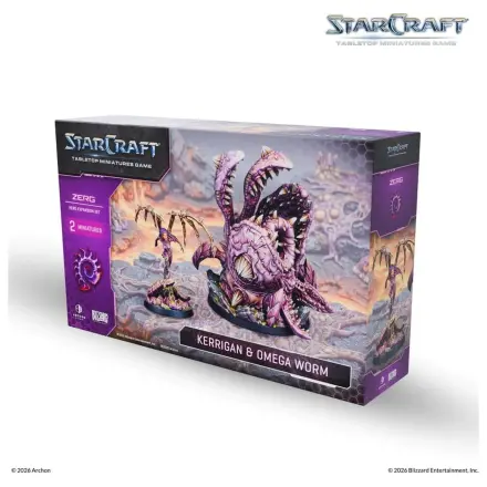 StarCraft TMG Held Erweiterungs-Set Zerg: Kerrigan & Omega Worm Produktfoto