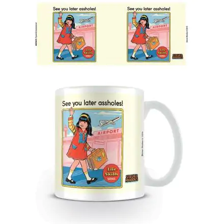 Steven Rhodes Tasse See You Later Assholes Produktfoto