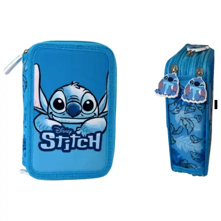 Stitch Abstract Filled Triple Decker Federmäppchen Produktfoto