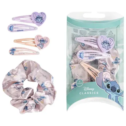 Stitch Alien Love Haarspange und Haargummi Set in Box Produktfoto