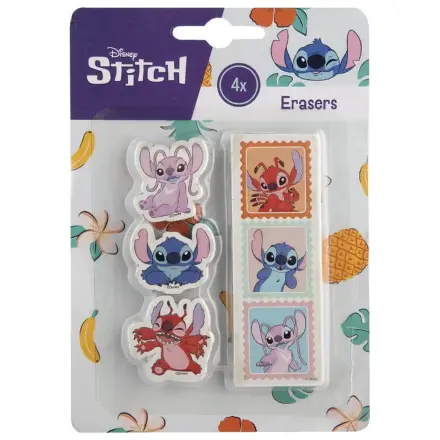 Stitch Aloha geformtes Radiergummi Set 4 Stk. Produktfoto