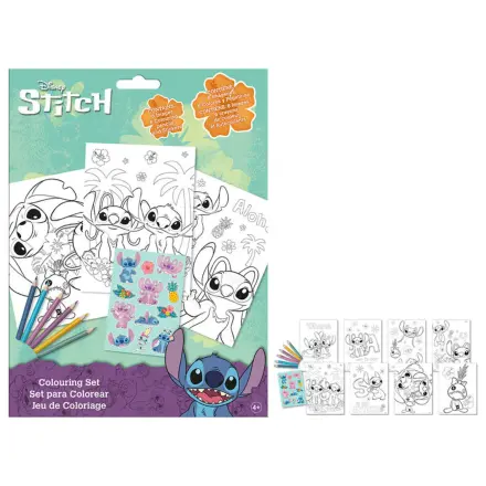 Stitch Aloha Malset mit Stickern Produktfoto