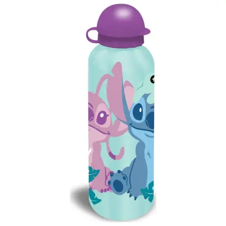 Stitch Angel Aluminium-Wasserflasche mit Trinkverschluss 500 ml Produktfoto