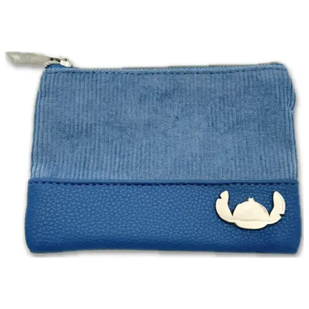 Stitch & Angel Blue Corduroy Fashion Duo Beutel Geldbörse Produktfoto