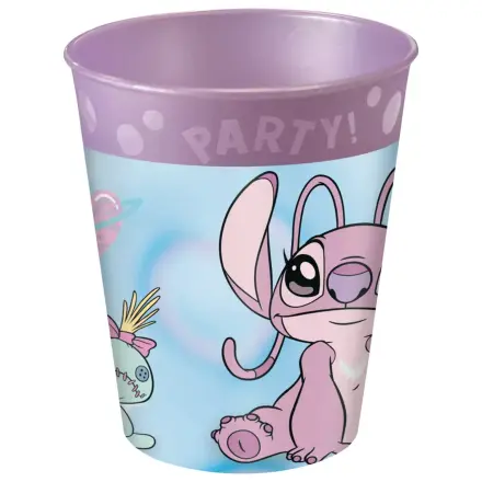 Stitch and Angel Cute micro premium Plastikbecher-Set 4-teilig 250 ml Produktfoto