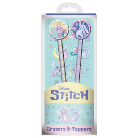 Stitch & Angel Space Rocks Set mit 2 Bleistiften mit Toppern Produktfoto