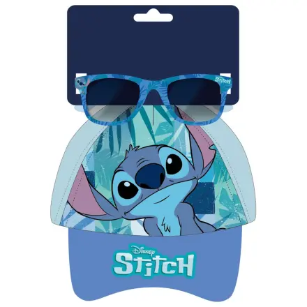 Stitch Blue Leaf Sonnenbrillen und Baseballkappe Set Produktfoto