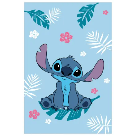 Stitch Blue Fleece Decke Produktfoto
