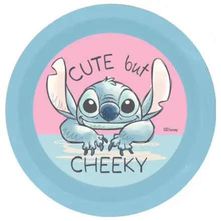 Stitch Cheeky Plastik Flacher Teller Produktfoto