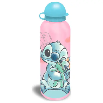 Stitch Cheeky Pink Aluminium Trinkflasche mit Trinkverschluss 500 ml Produktfoto
