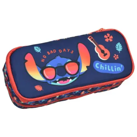Stitch Chillin' 2 Fächer Federmäppchen 23,5 cm Produktfoto