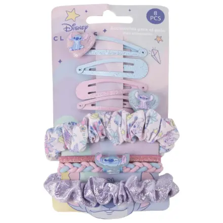Stitch Cute Alien Haarspange und Haargummi Set, 8 Stücke Produktfoto