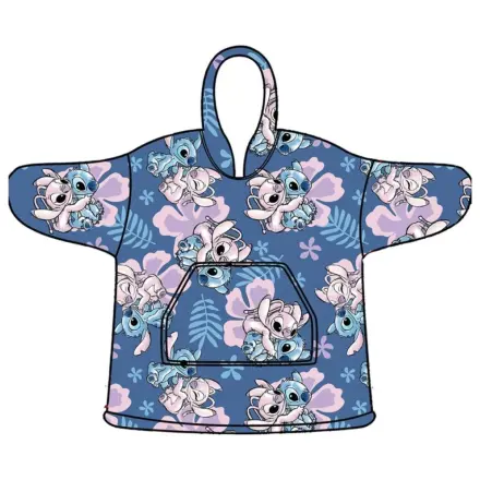 Stitch Hibiscus Slip-On Plüsch Fleece Decke, Poncho 3-6 Jahre Produktfoto