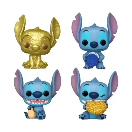 Stitch Holiday 2024 Pocket Funko POP! Vinyl Schlüsselanhänger 4er-Pack Dreidel Box 4 cm termékfotója